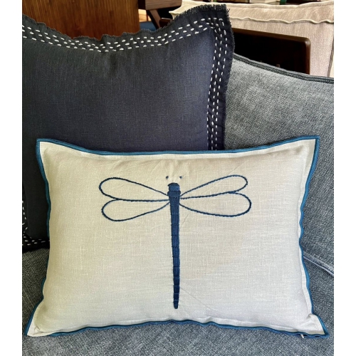 Gối linen thêu tay/GLT04