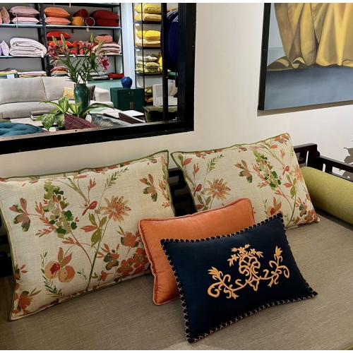 Gối linen thêu tay/GLT05